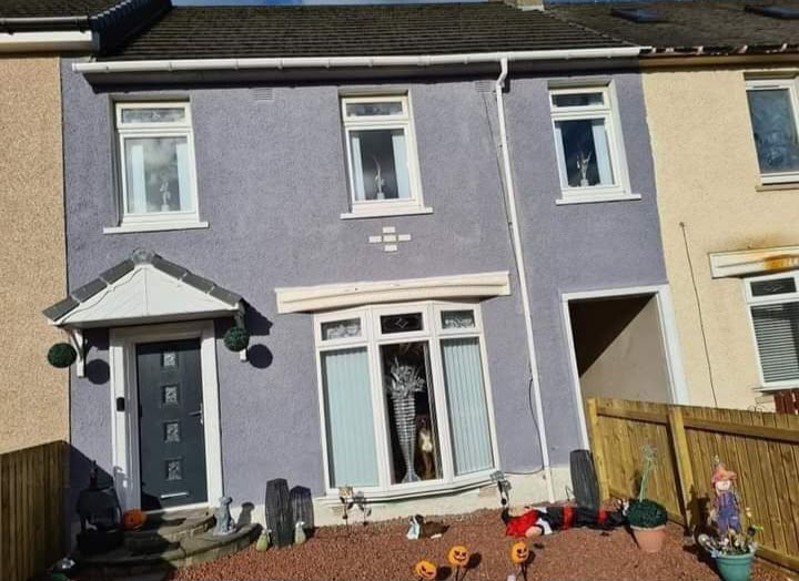 Home exterior before roughcasting